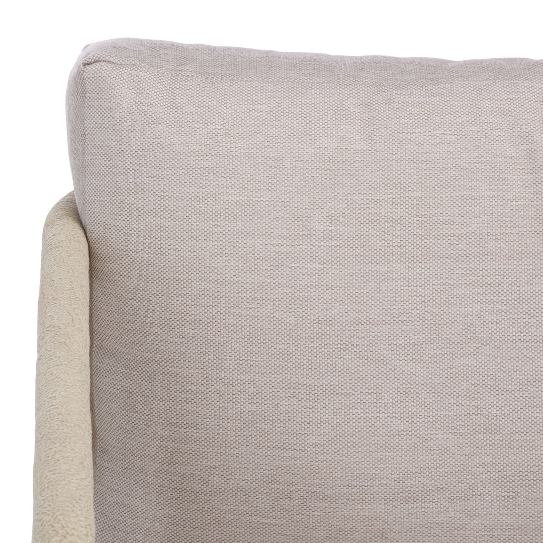 28"W x 30.7"D x 29.5"H / White/Beige