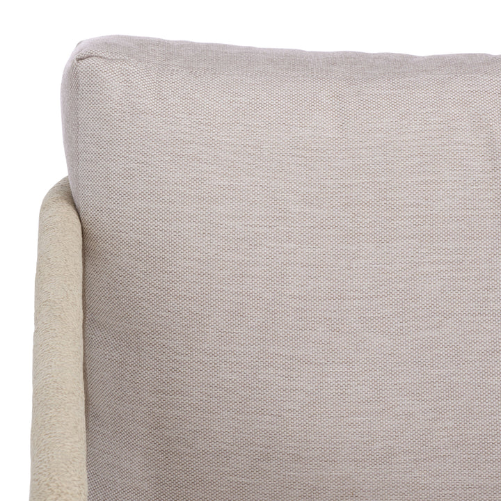 28"W x 30.7"D x 29.5"H / White/Beige