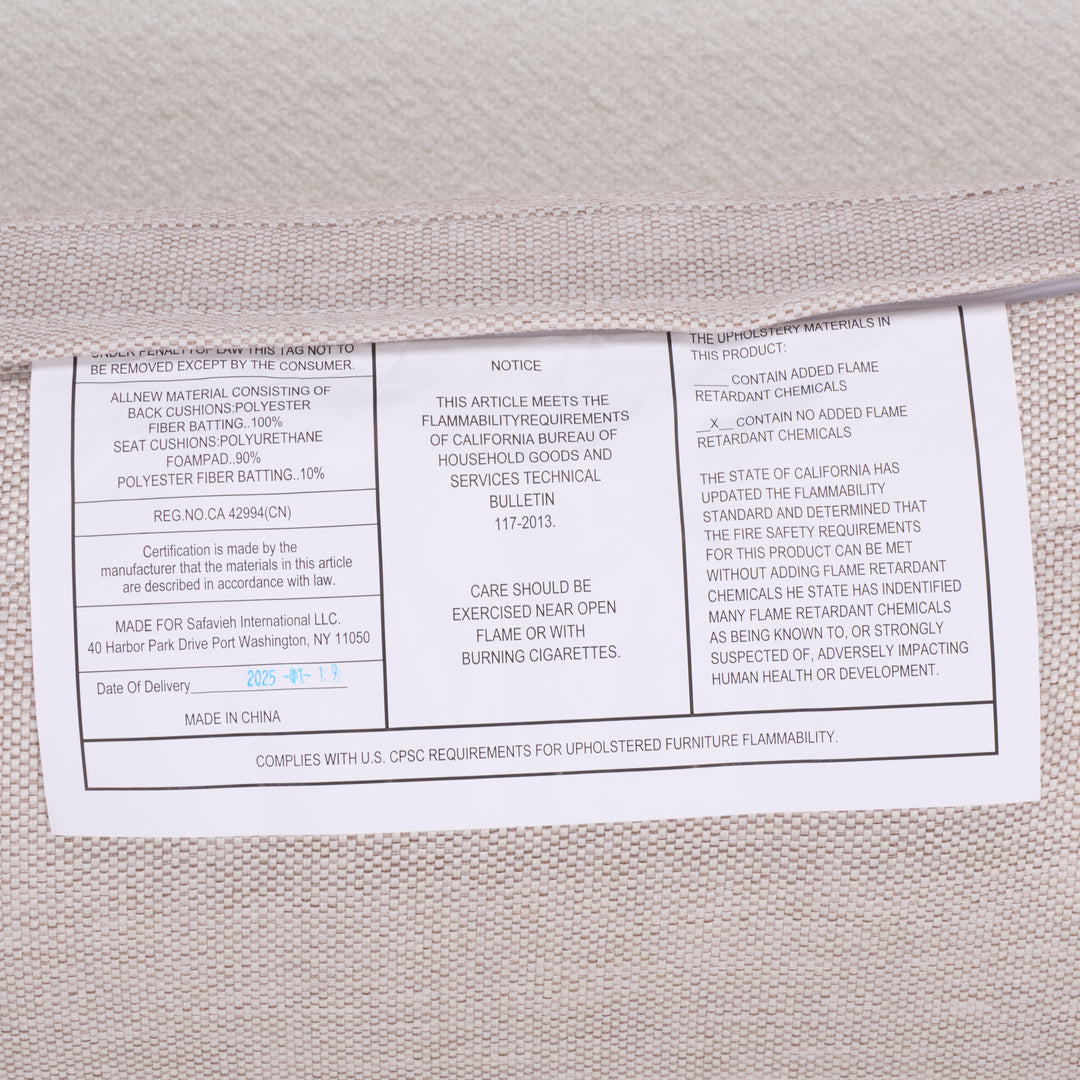 28"W x 30.7"D x 29.5"H / White/Beige