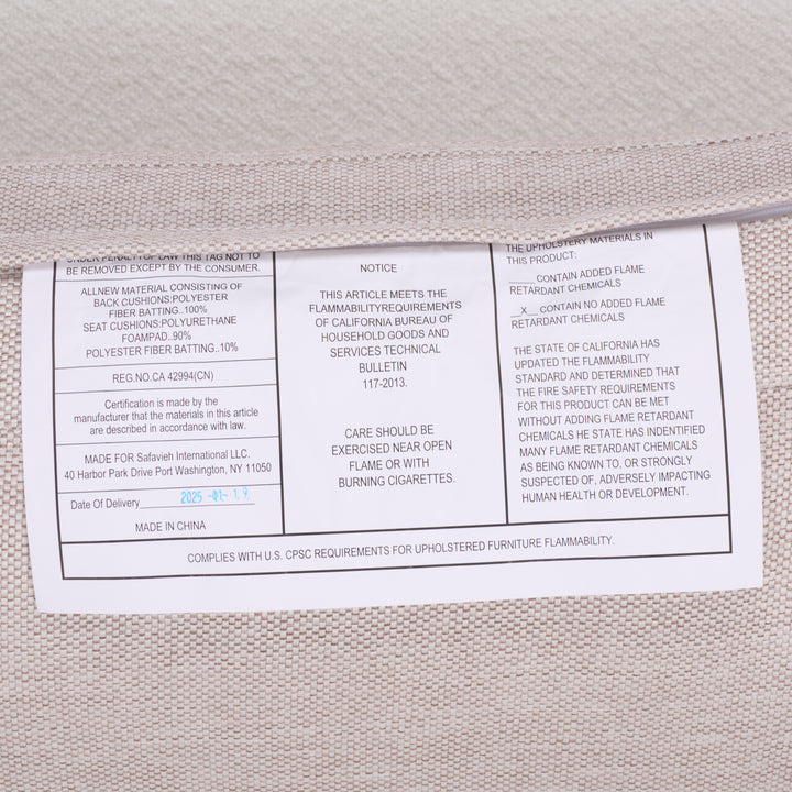 28"W x 30.7"D x 29.5"H / White/Beige