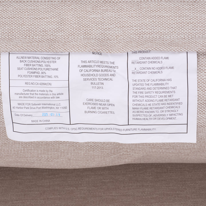 28"W x 30.7"D x 29.5"H / Tan/Beige