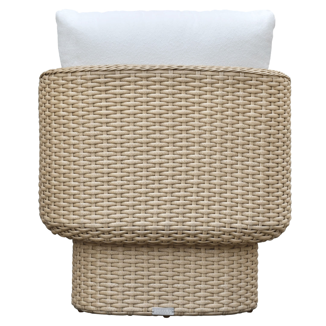 American Home Furniture Safavieh Couture Giuseppe Rattan Weaving Outdoor Chair