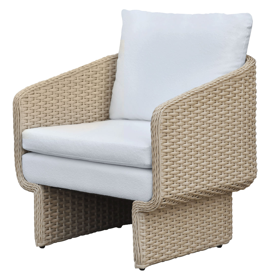 American Home Furniture Safavieh Couture Giuseppe Rattan Weaving Outdoor Chair