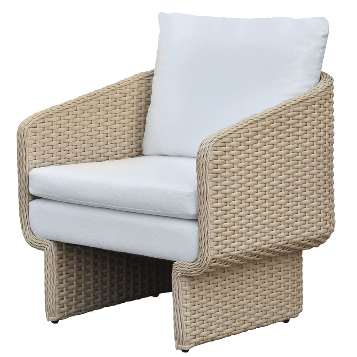 American Home Furniture Safavieh Couture Giuseppe Rattan Weaving Outdoor Chair