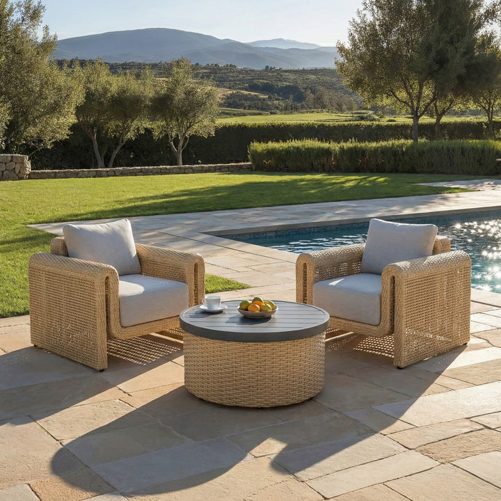 Safavieh Couture Cleandra Wicker Patio Chair