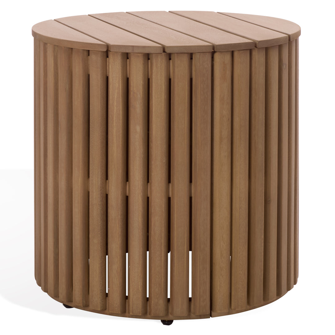 American Home Furniture Safavieh Couture Arielle Eucalyptus Wood Accent Table