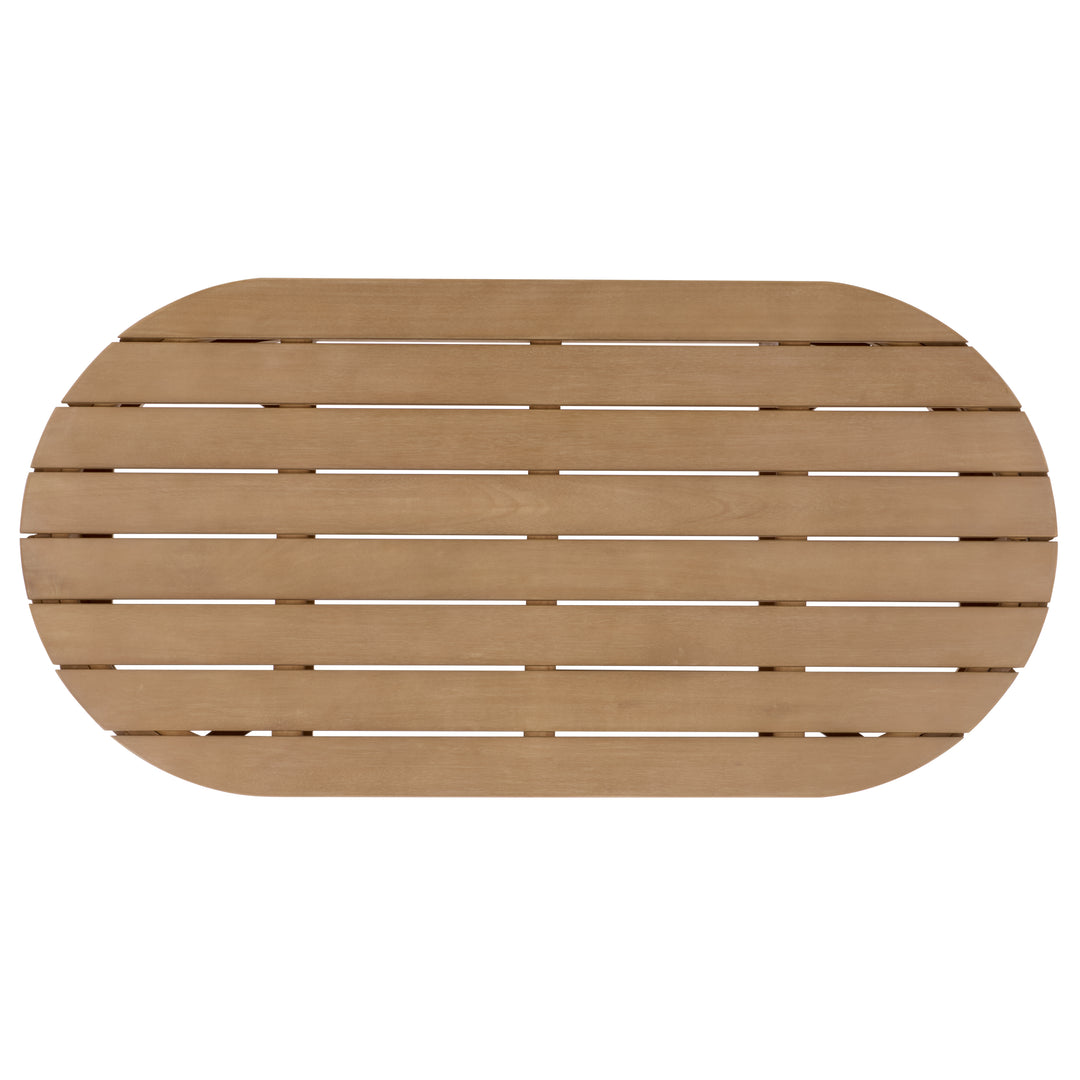 American Home Furniture Safavieh Couture Arielle Eucalyptus Wood Coffee Table