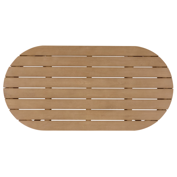 American Home Furniture Safavieh Couture Arielle Eucalyptus Wood Coffee Table