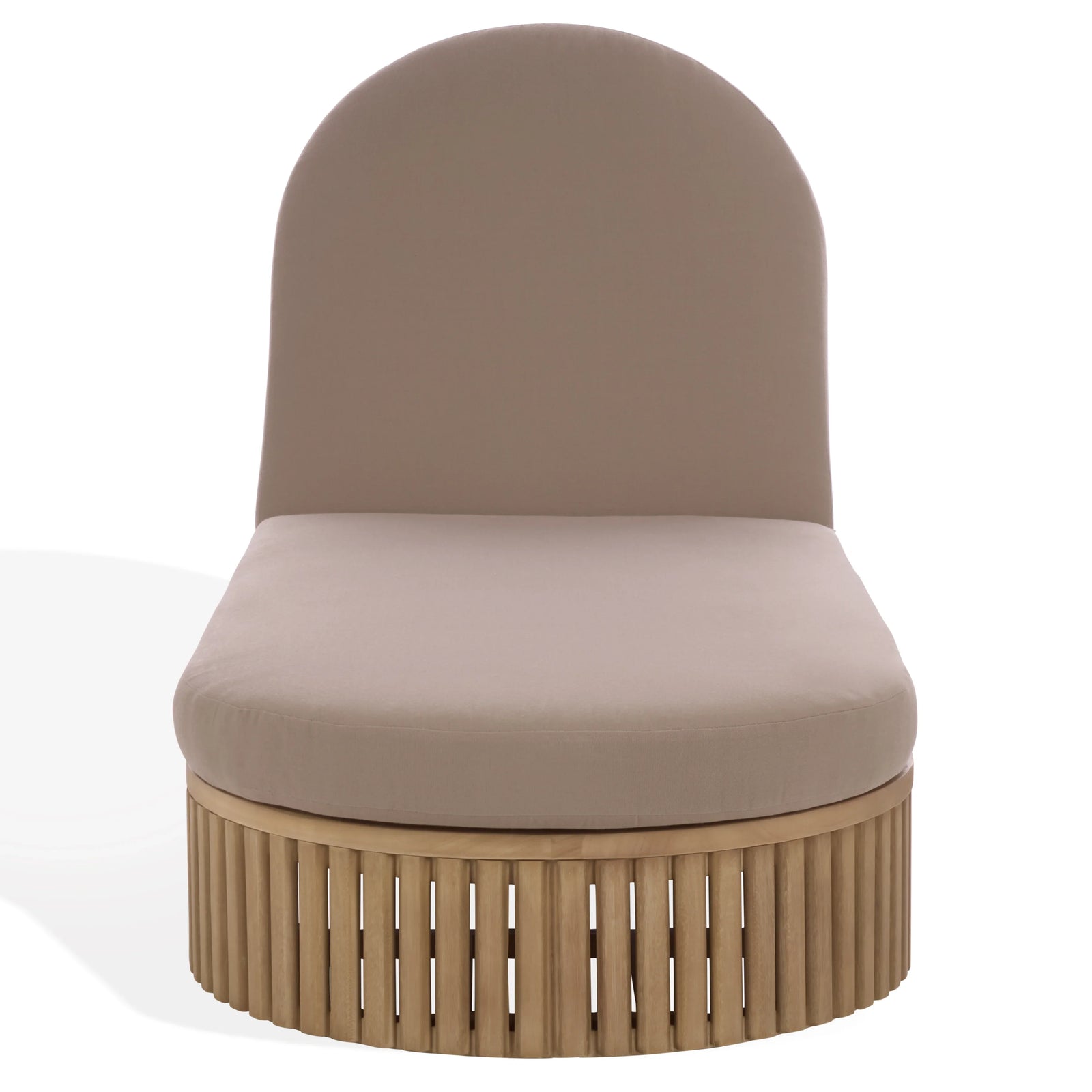 American Home Furniture Safavieh Couture Arielle Eucalyptus Wood Sun Lounger