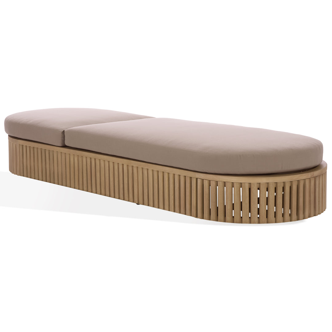 American Home Furniture Safavieh Couture Arielle Eucalyptus Wood Sun Lounger