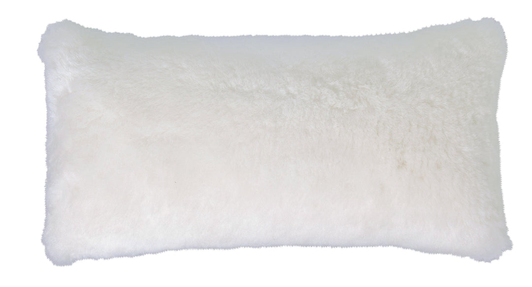 Shortwool Sheepskin Lumbar Cushion - AmericanHomeFurniture