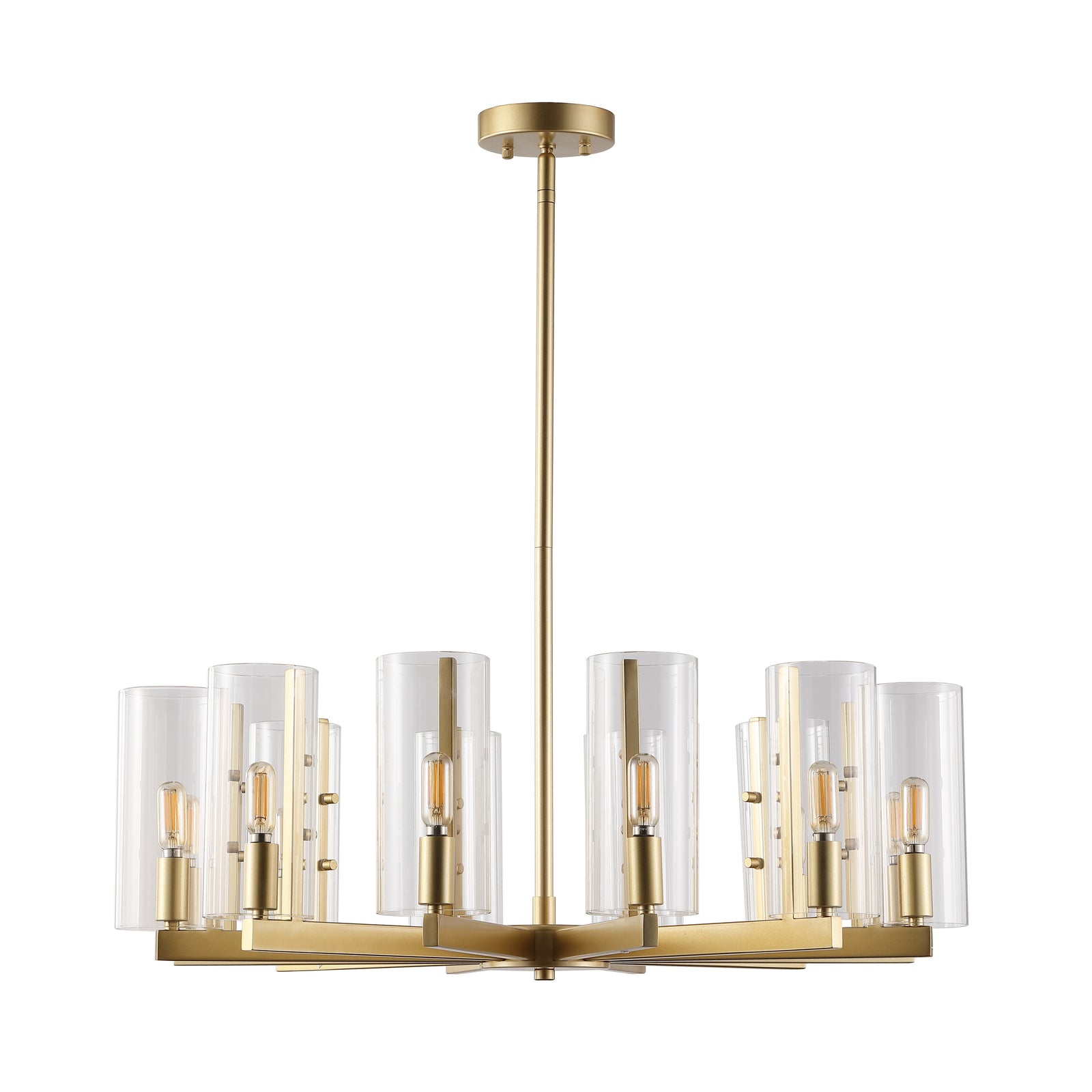 American Home Furniture Safavieh Couture Benicio Gold Chandelier