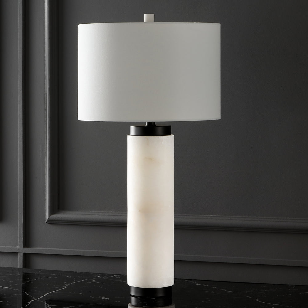 American Home Furniture Safavieh Couture Sydni Alabaster Pillar Table Lamp