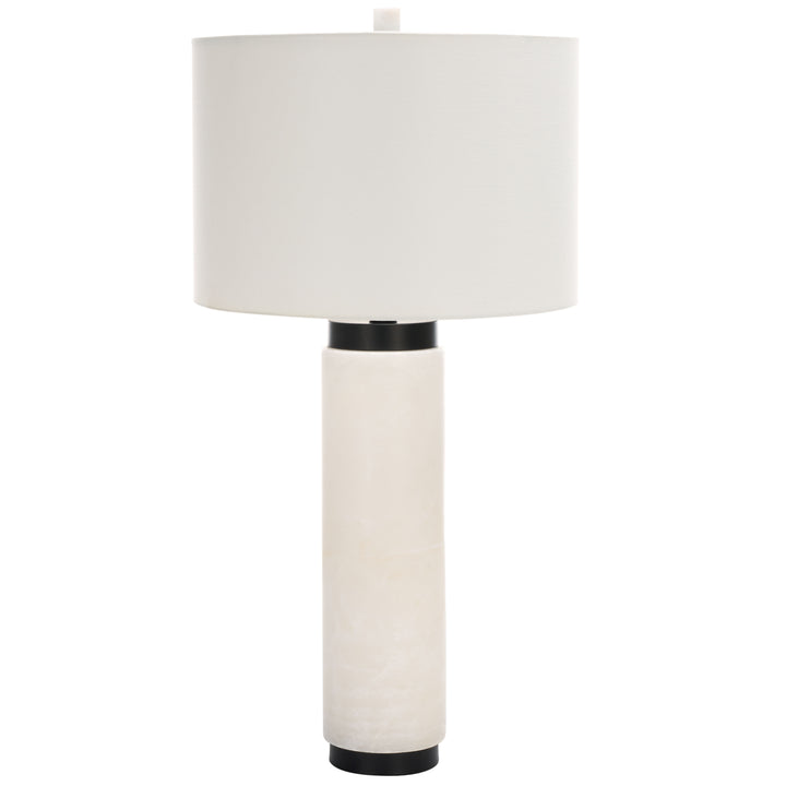 American Home Furniture Safavieh Couture Sydni Alabaster Pillar Table Lamp