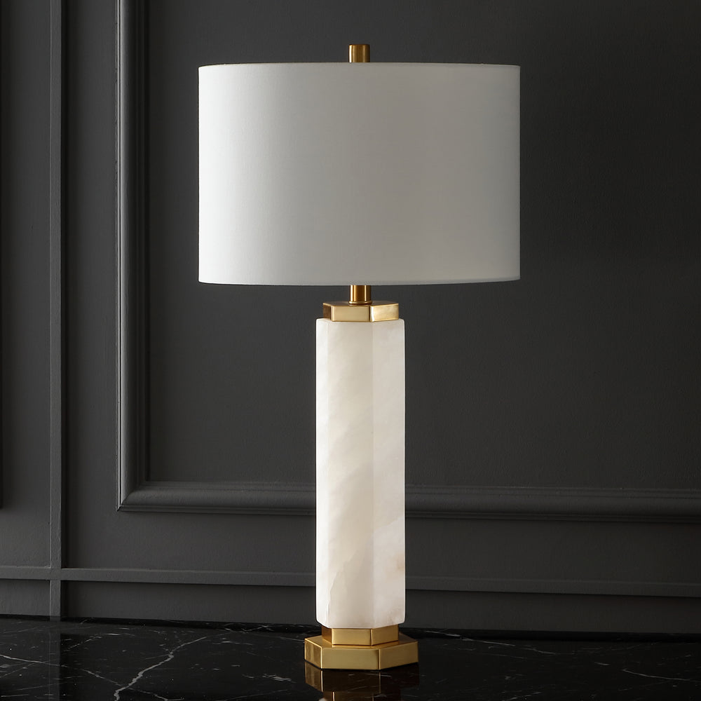 American Home Furniture Safavieh Couture Lynsey Alabaster Table Lamp