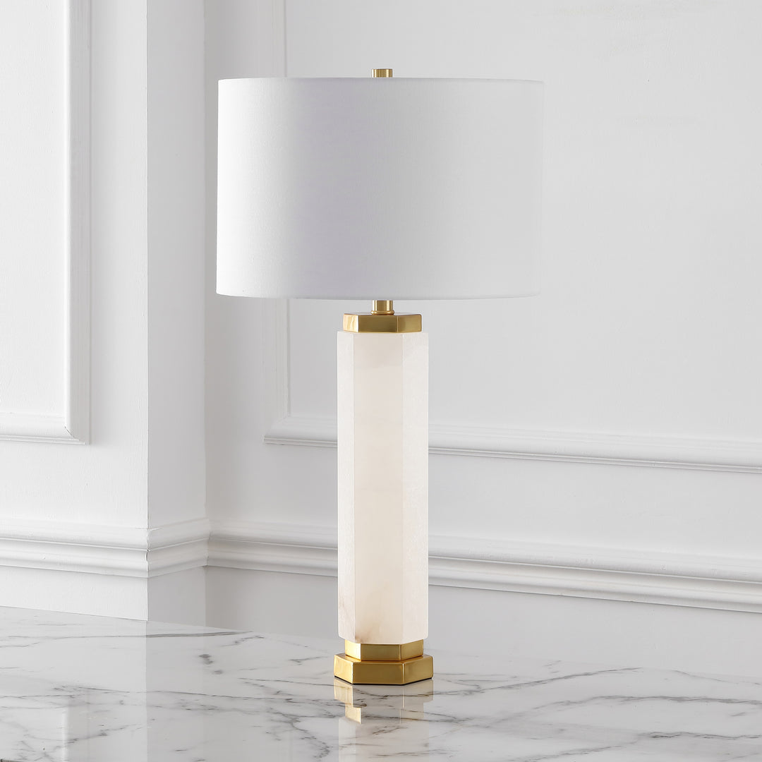American Home Furniture Safavieh Couture Lynsey Alabaster Table Lamp
