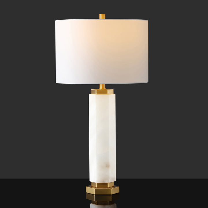 American Home Furniture Safavieh Couture Lynsey Alabaster Table Lamp