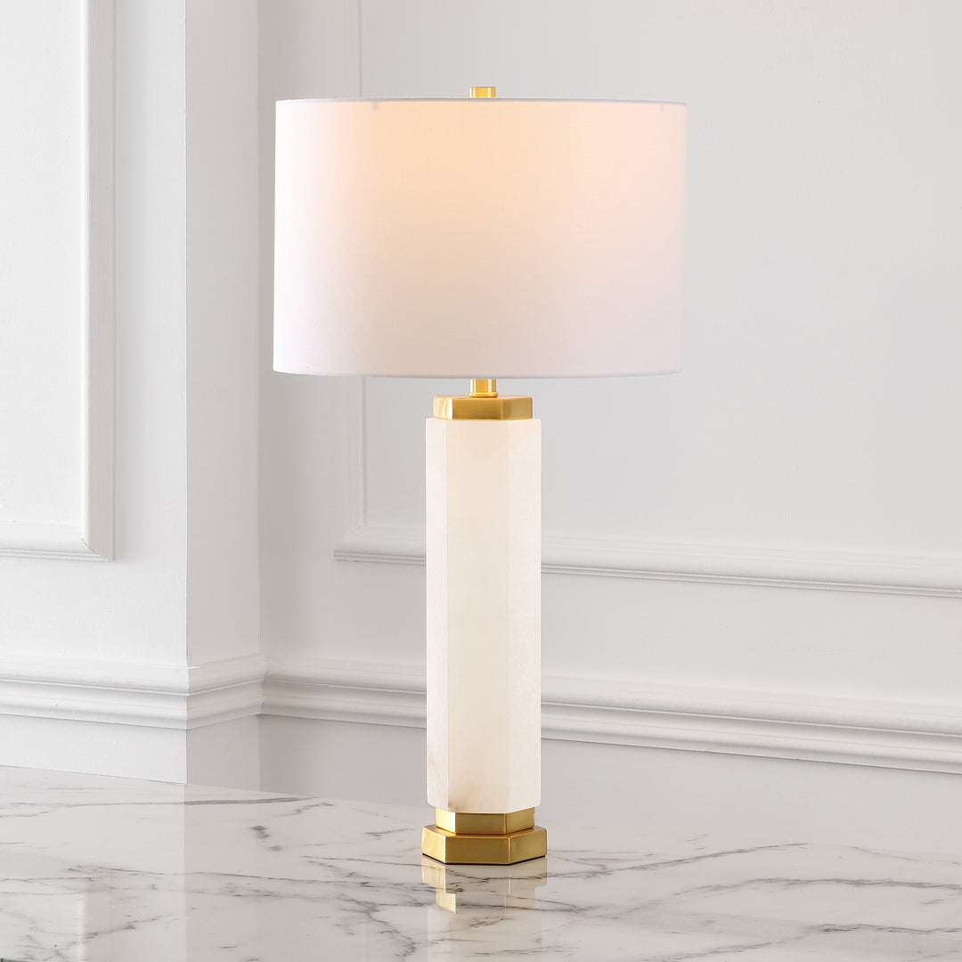 American Home Furniture Safavieh Couture Lynsey Alabaster Table Lamp