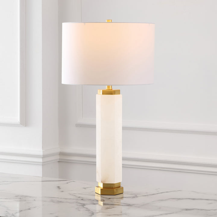 American Home Furniture Safavieh Couture Lynsey Alabaster Table Lamp