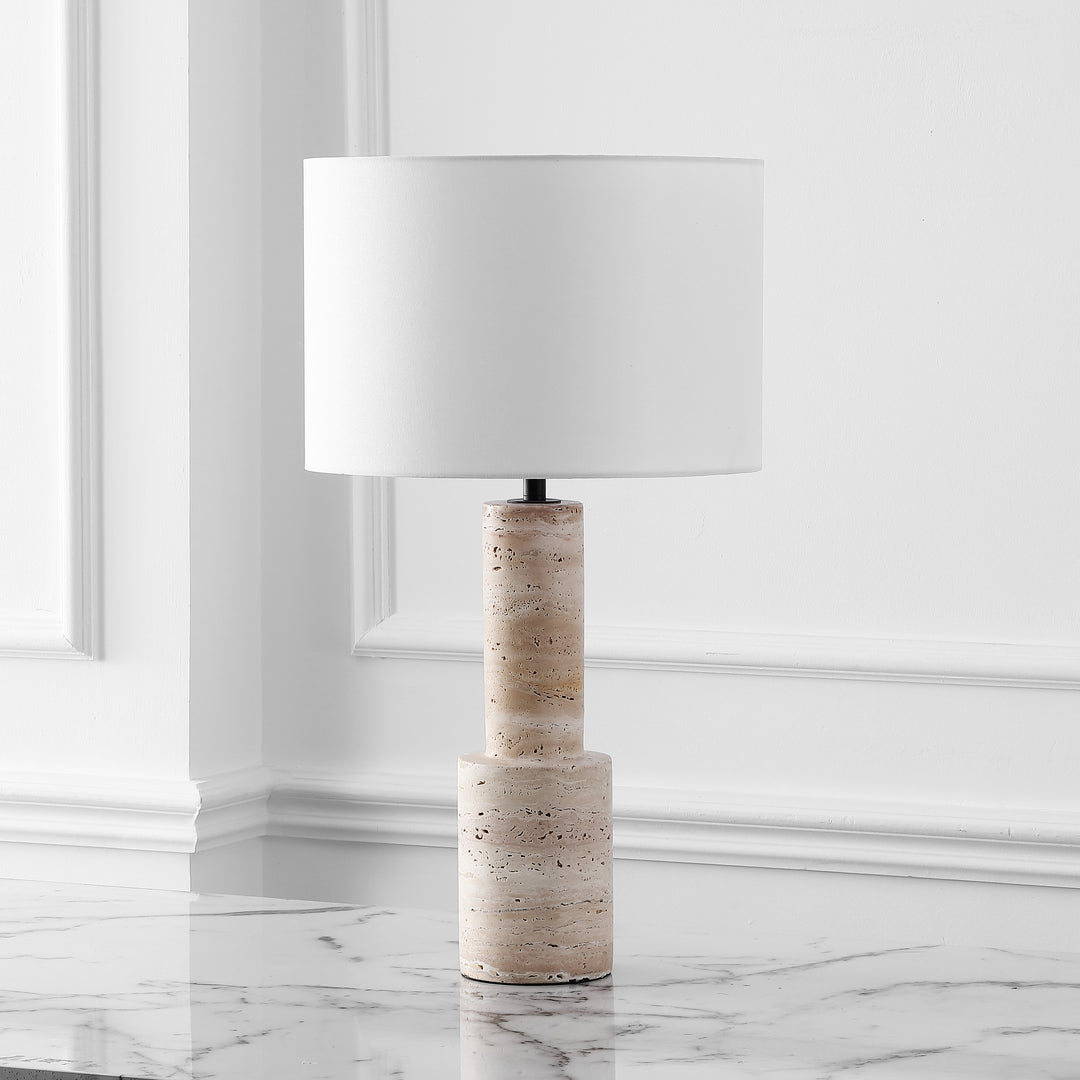 Safavieh Couture Tywin Travertine Table Lamp