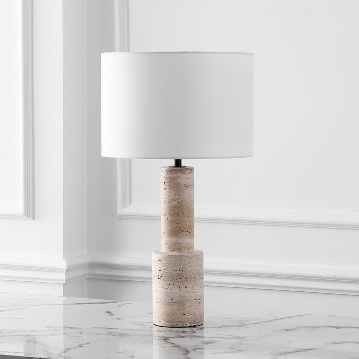 Safavieh Couture Tywin Travertine Table Lamp