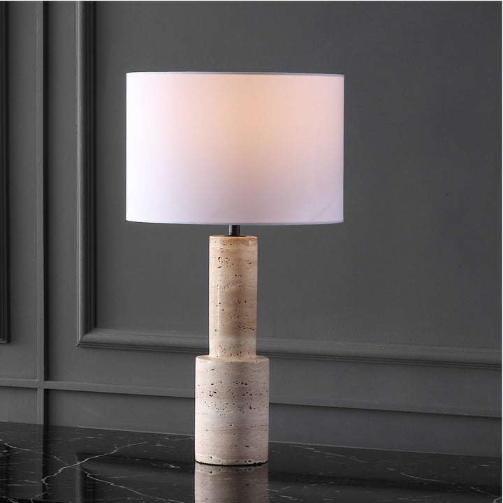 Safavieh Couture Tywin Travertine Table Lamp