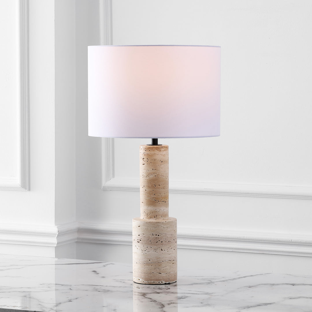 Safavieh Couture Tywin Travertine Table Lamp