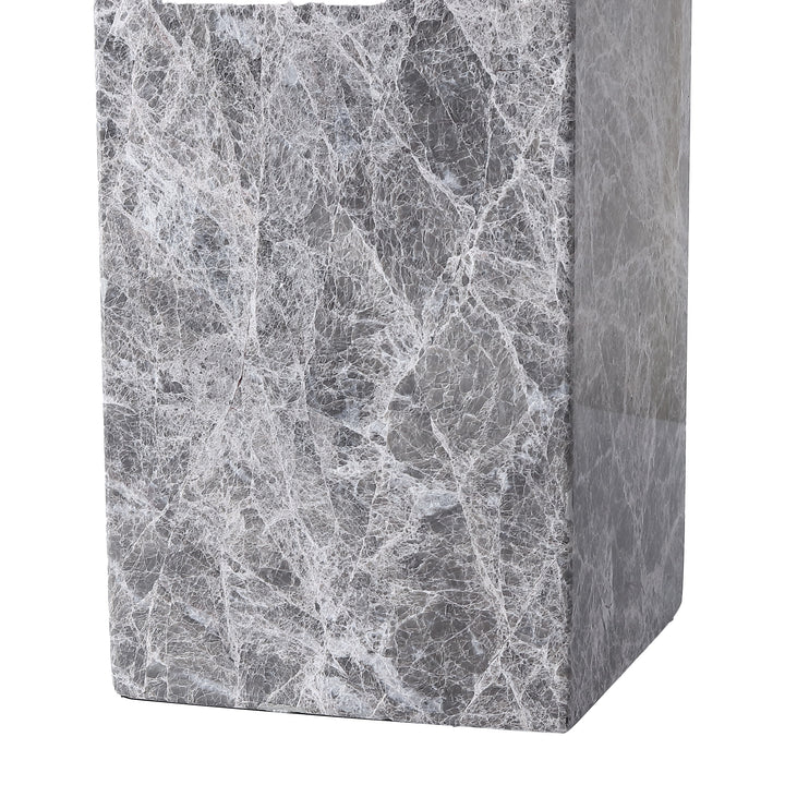 American Home Furniture Safavieh Couture Poloma Square Marble Table Lamp