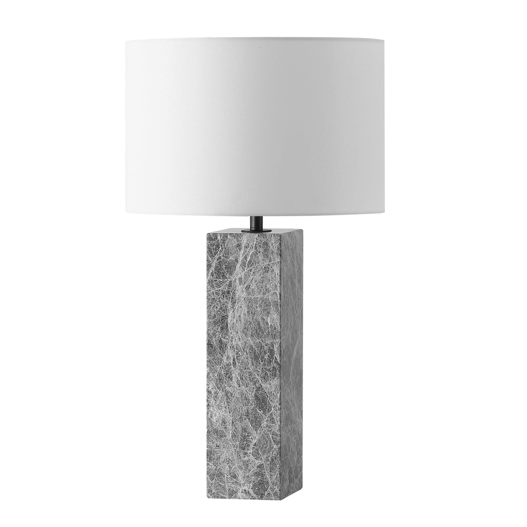 American Home Furniture Safavieh Couture Poloma Square Marble Table Lamp