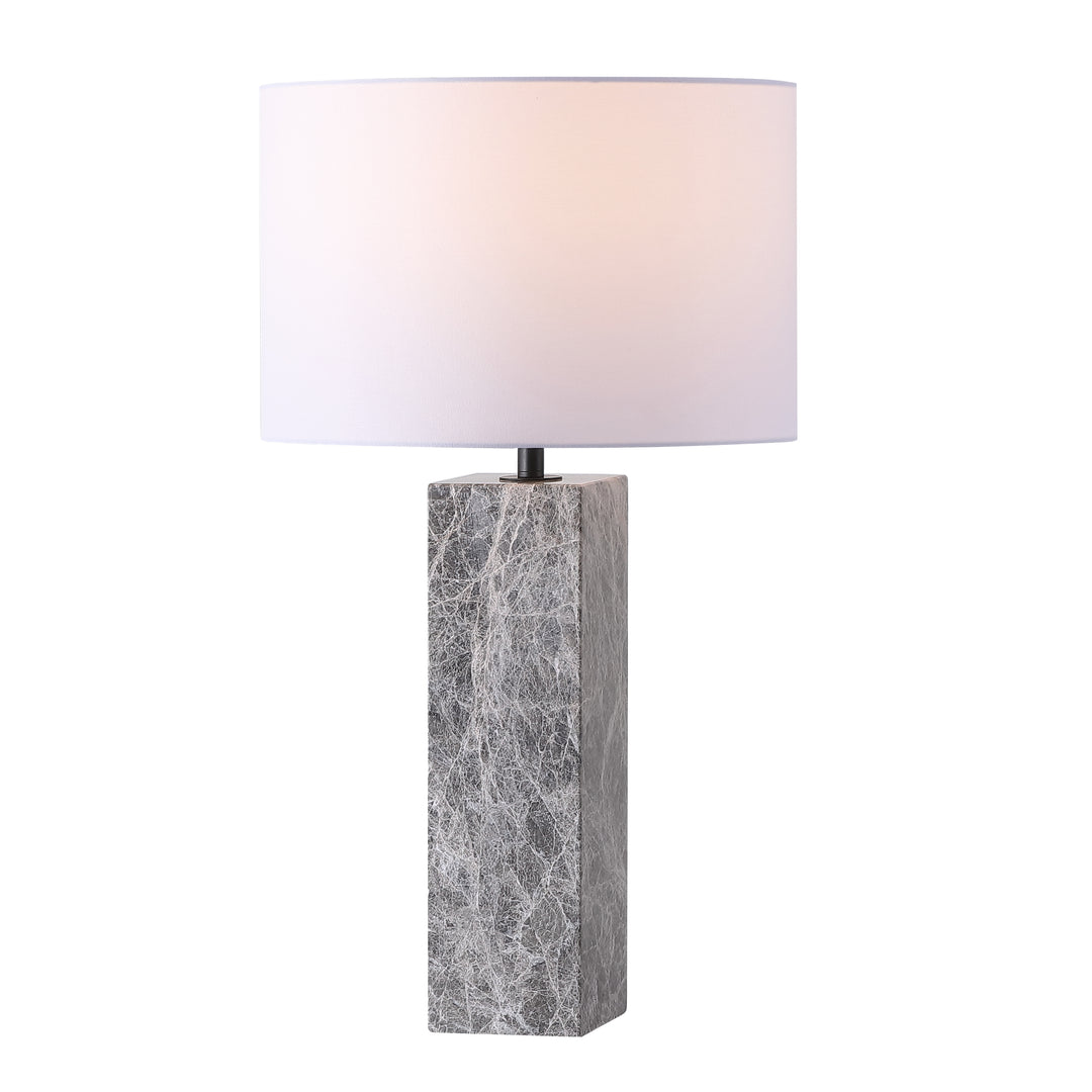 American Home Furniture Safavieh Couture Poloma Square Marble Table Lamp