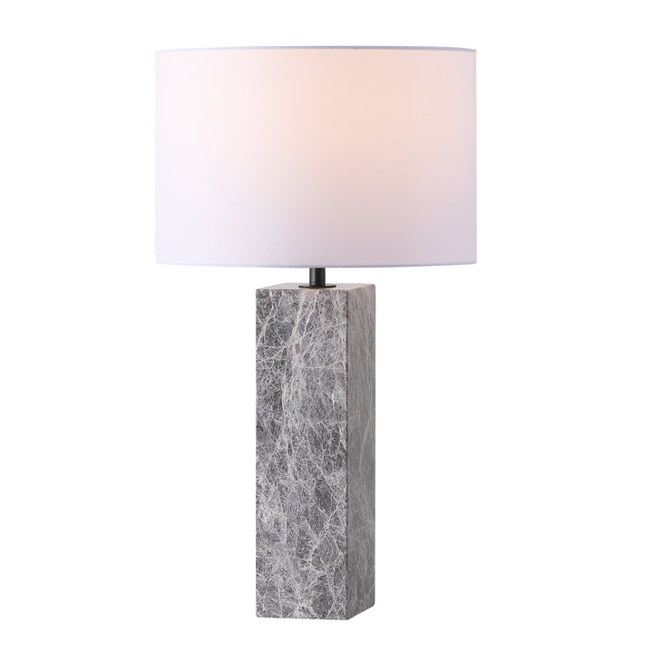 American Home Furniture Safavieh Couture Poloma Square Marble Table Lamp