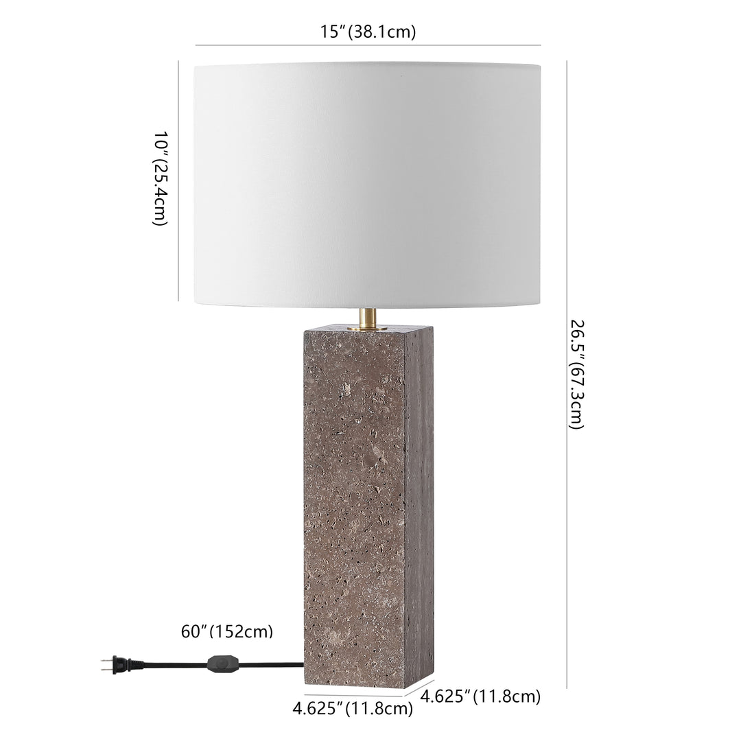Dark Brown / White
