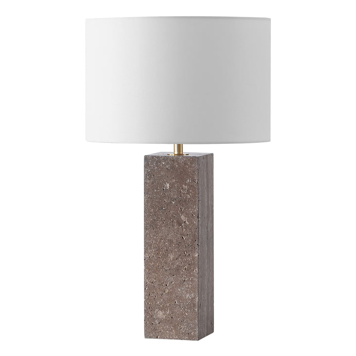 American Home Furniture Safavieh Couture Feliciano Travertine Table Lamp
