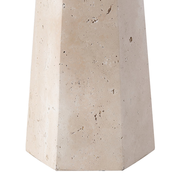 American Home Furniture Safavieh Couture Gabryanna Travertine Table Lamp