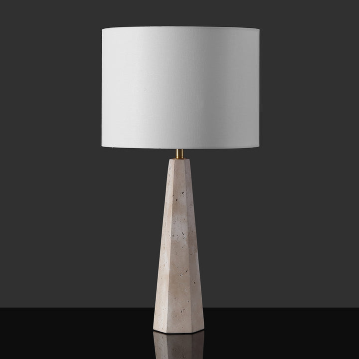 American Home Furniture Safavieh Couture Gabryanna Travertine Table Lamp