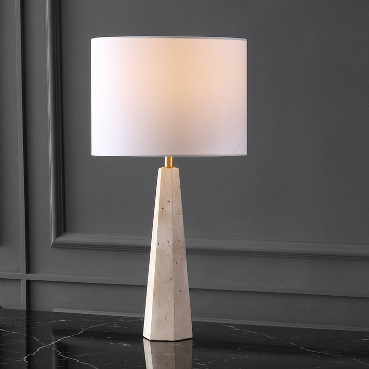 American Home Furniture Safavieh Couture Gabryanna Travertine Table Lamp