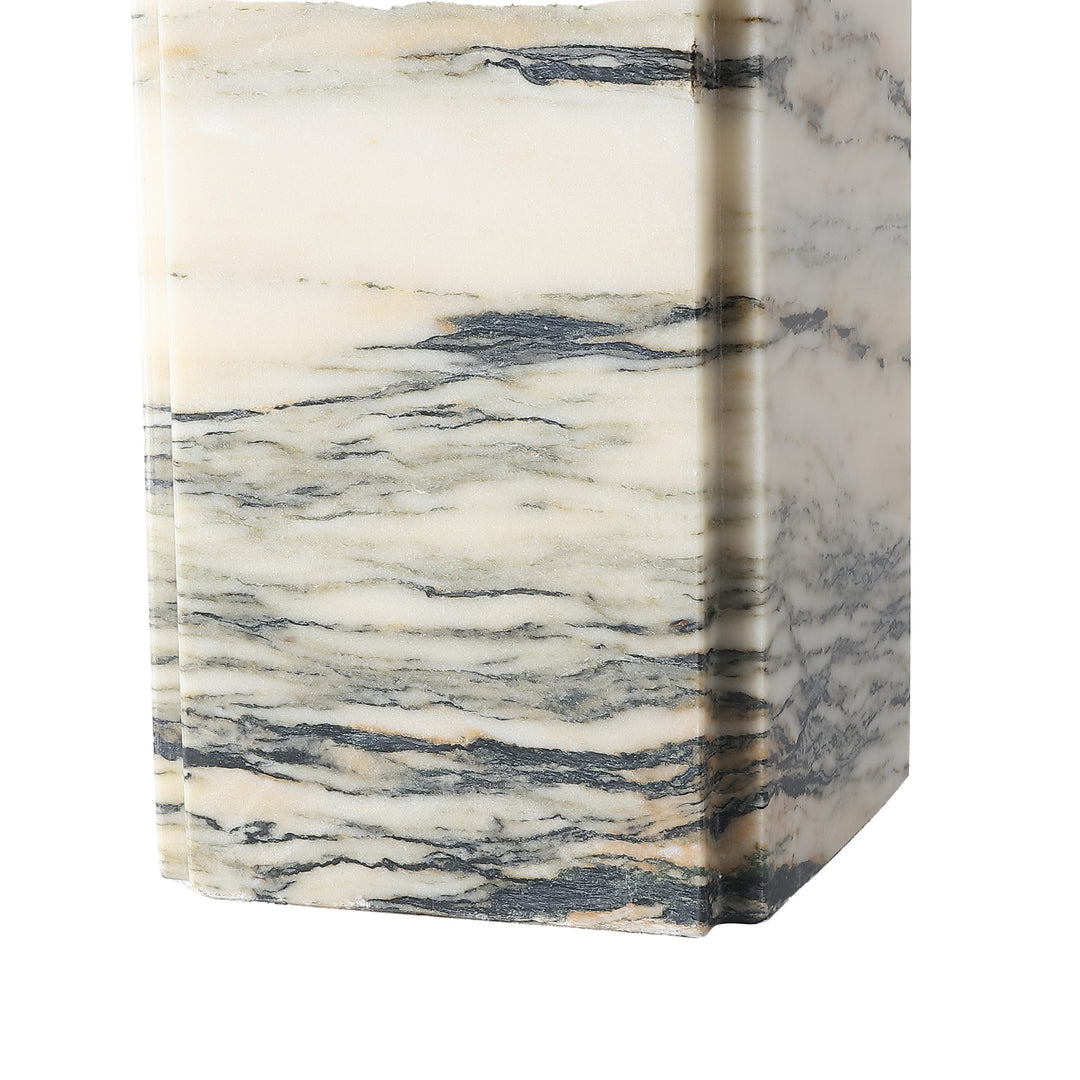 16"W x 16"D x 25"H / Cream/White