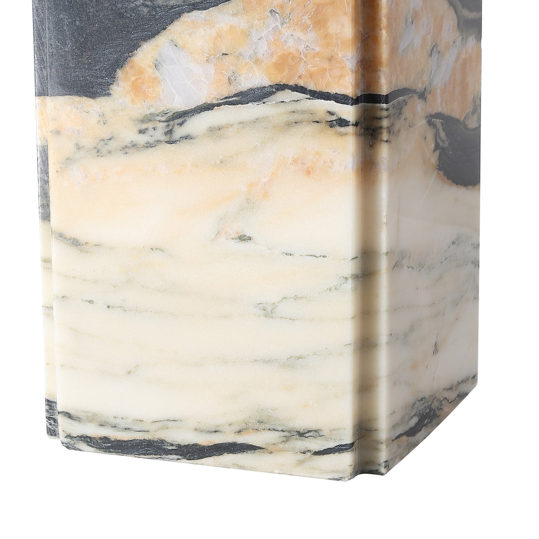 16"W x 16"D x 25"H / Light Brown/Black