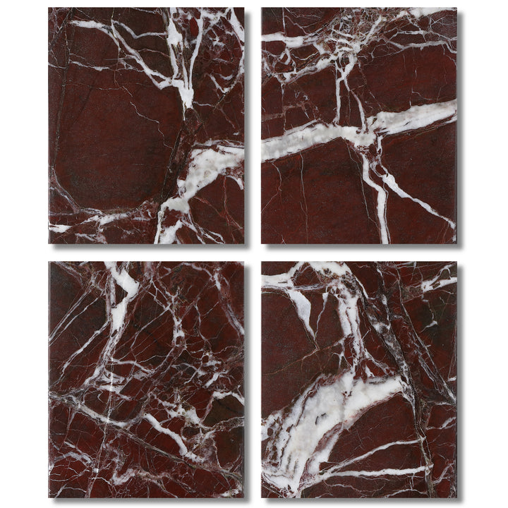 16"W x 16"D x 25"H / Maroon/White