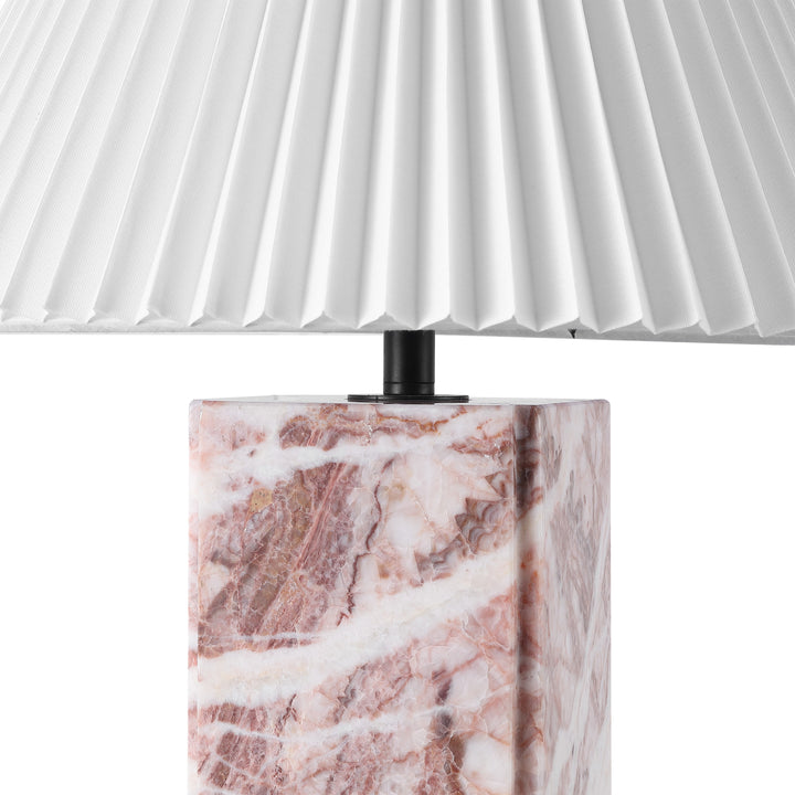 Mackenzie Square Marble Table Lamp