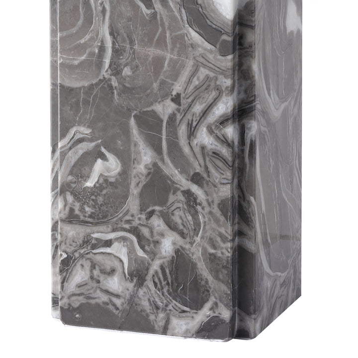 16"W x 16"D x 25"H / Light Grey/White