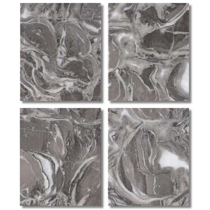 16"W x 16"D x 25"H / Light Grey/White