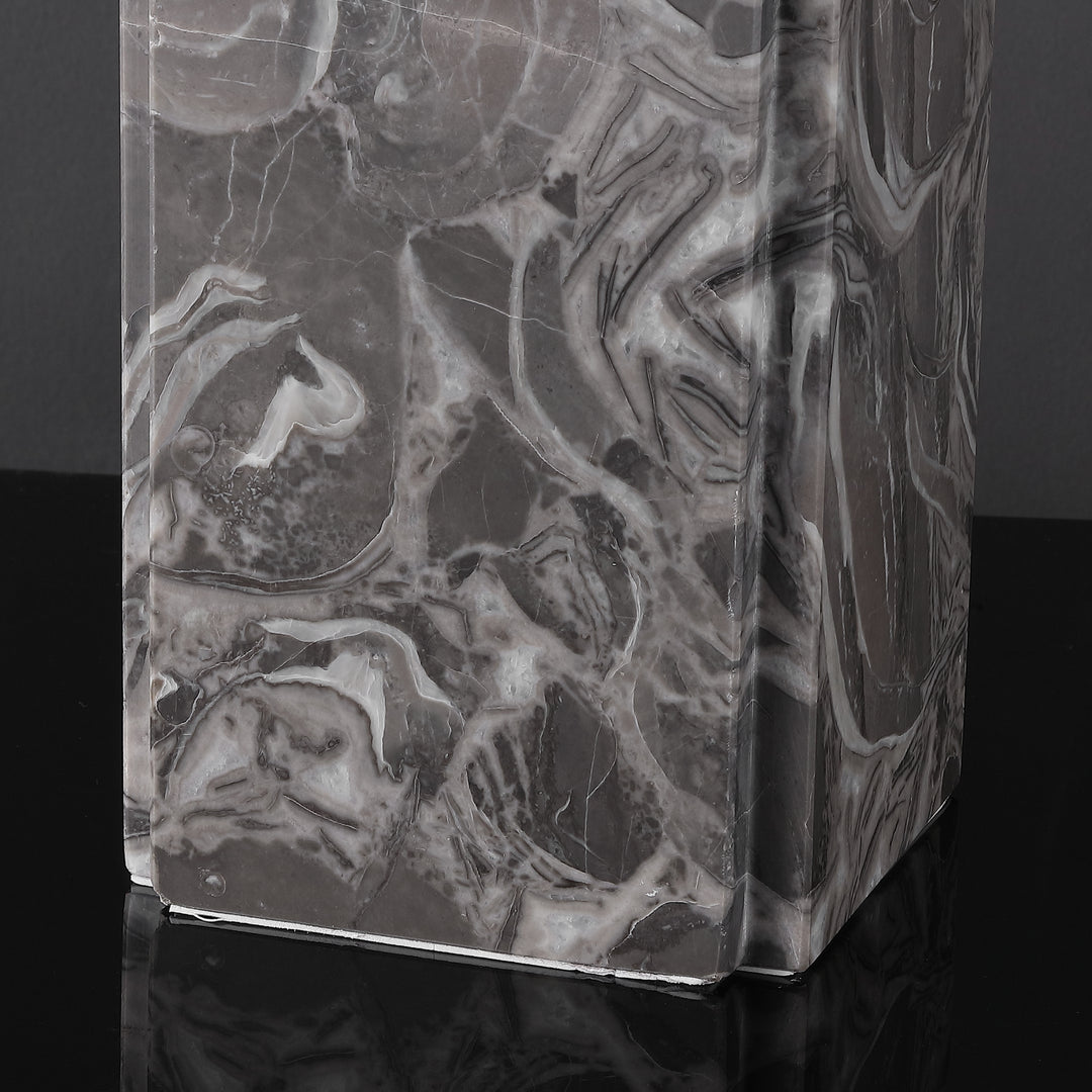 16"W x 16"D x 25"H / Light Grey/White