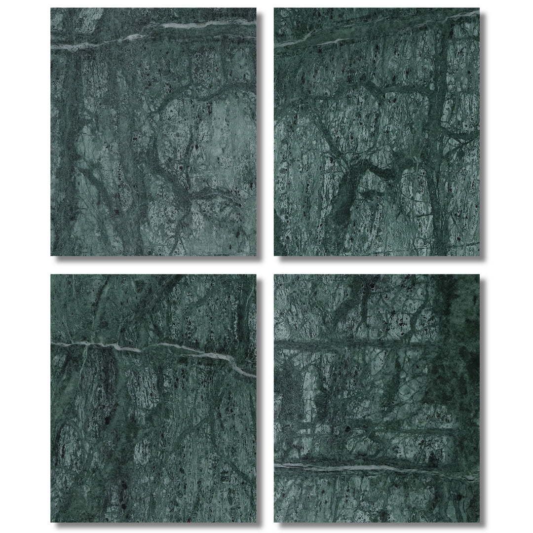 16"W x 16"D x 25"H / Dark Green/White