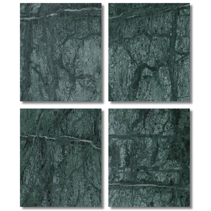 16"W x 16"D x 25"H / Dark Green/White