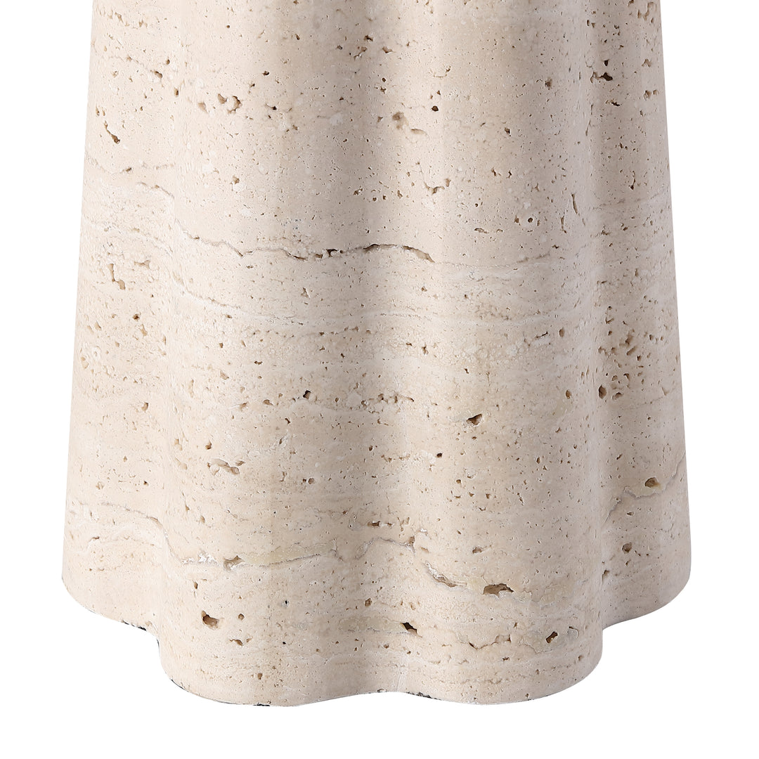 American Home Furniture Safavieh Couture Naveen Travertine Table Lamp