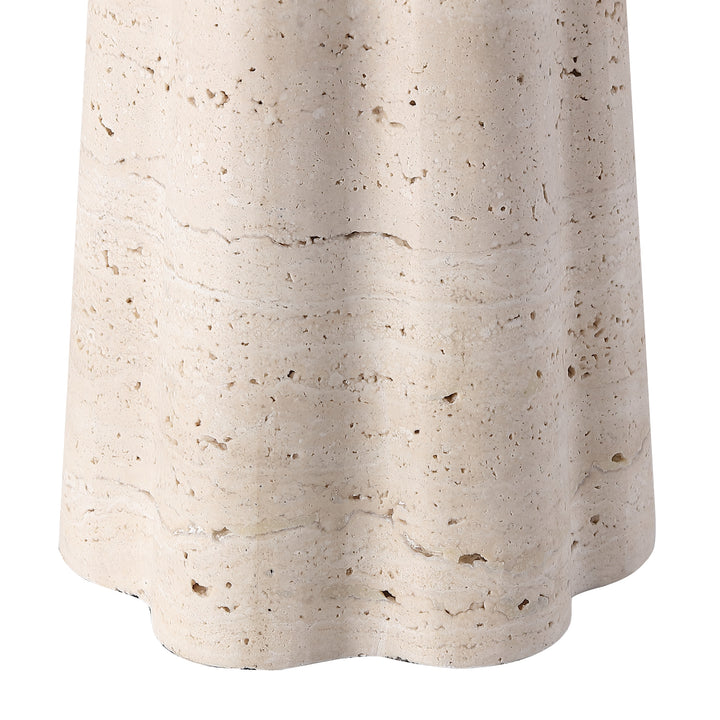 American Home Furniture Safavieh Couture Naveen Travertine Table Lamp