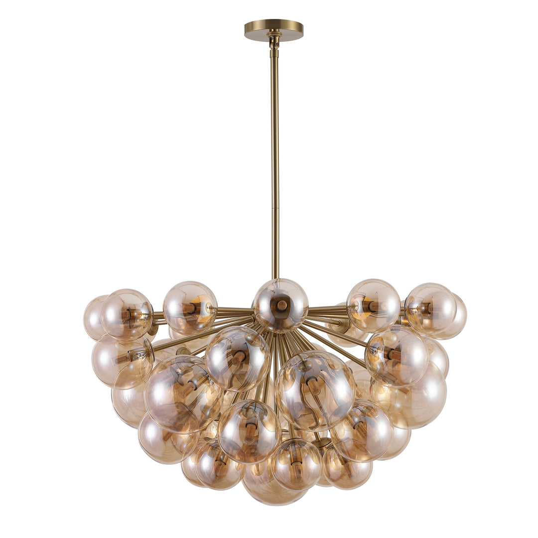 American Home Furniture Safavieh Couture Raphaela Glass Globe Chandelier