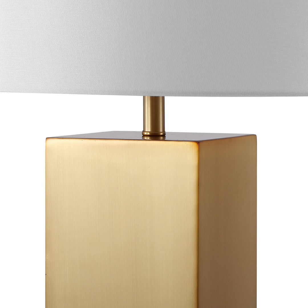American Home Furniture Safavieh Couture Hank Metal Square Table Lamp