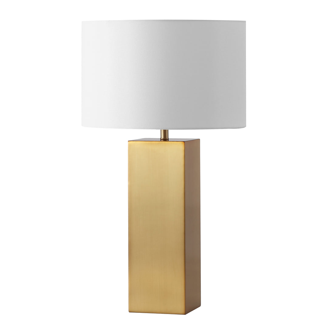 American Home Furniture Safavieh Couture Hank Metal Square Table Lamp